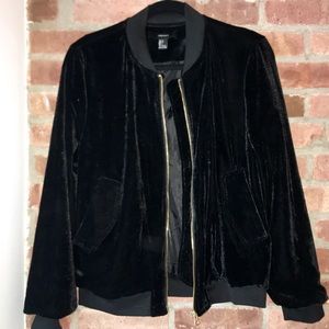 Spring Sale! ✨🌷 Velvet Bomber Jacket